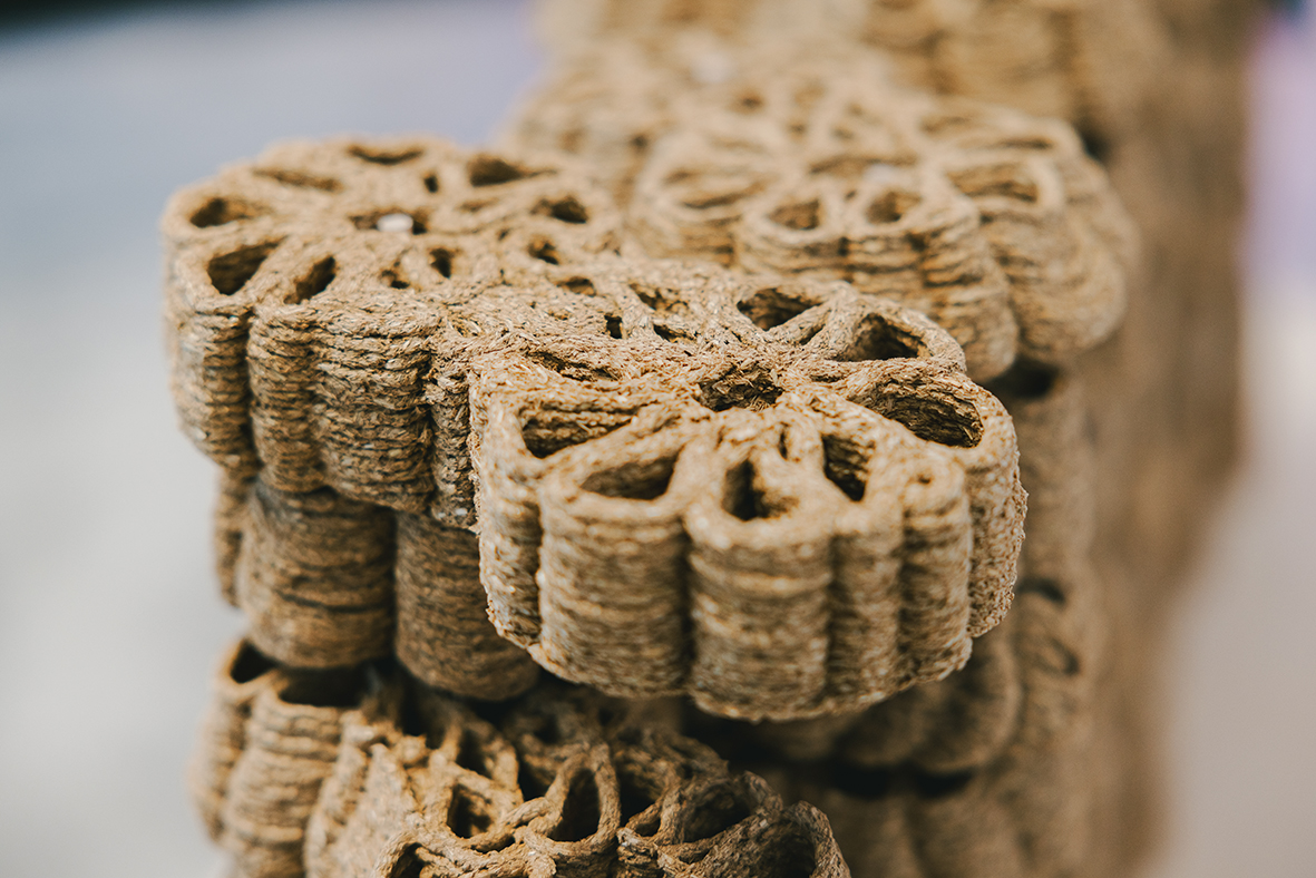 Fiber Ventilation Wall, Architecture Center Houston. Photography_Jason Chen 3