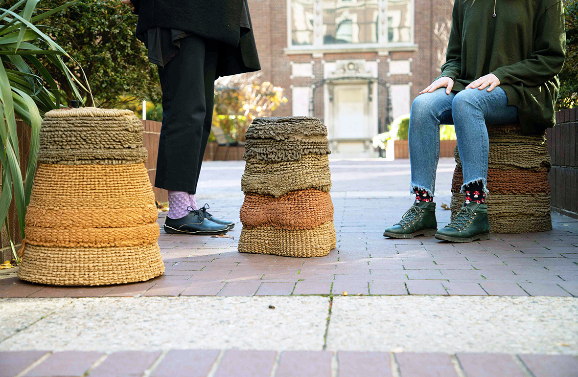 Muddy Stools, Photo Courtesy Natural Materials Lab