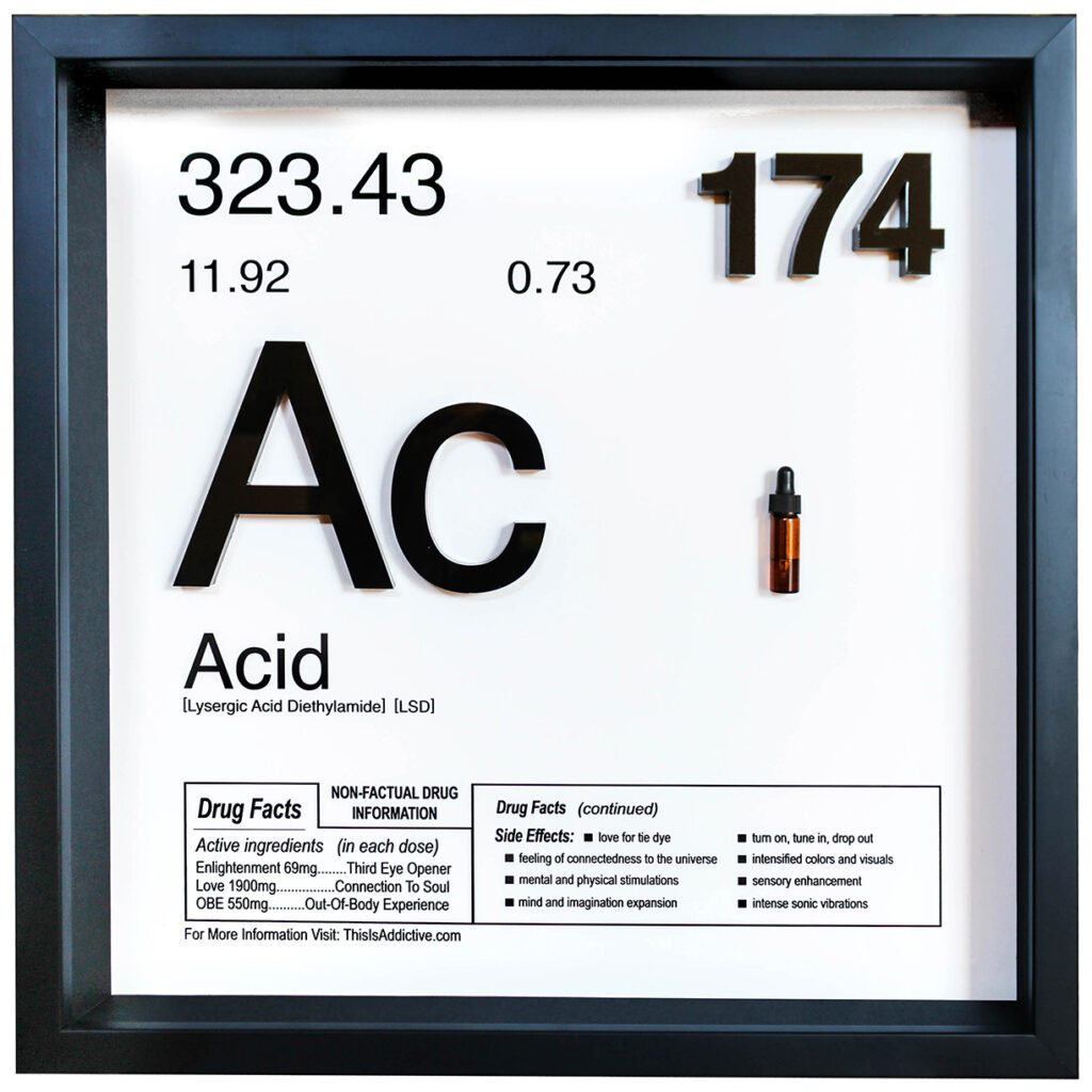 Acid LSD Periodic Table Of Drugs This Is Addictive Daniel Allen Cohen 1