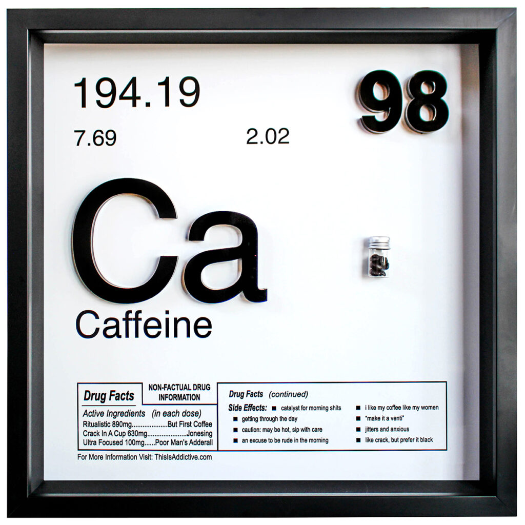 Caffeine Periodic Table Of Drugs This Is Addictive Daniel Allen Cohen 1