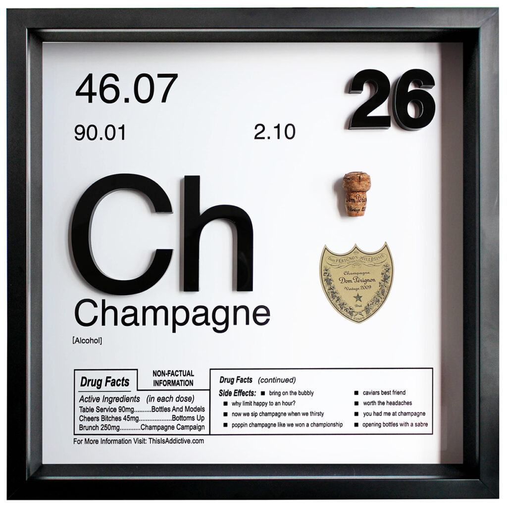 Champagne Periodic Table Of Drugs This Is Addictive Daniel Allen Cohen
