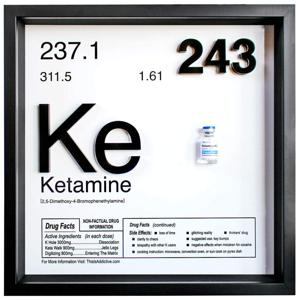 Ketamine Periodic Table Of Drugs This Is Addictive Daniel Allen Cohen 1