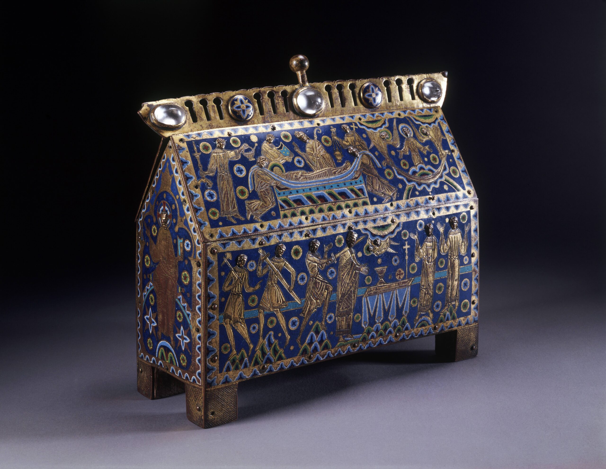 Becket_Casket El cofre de Becket, circa 1180-1190.