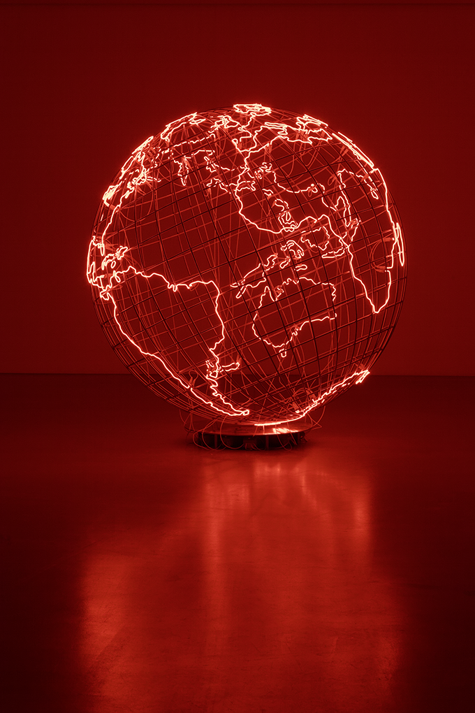 Mona Hatoum Hot Spot III 2009 (Photo dotgain.com)